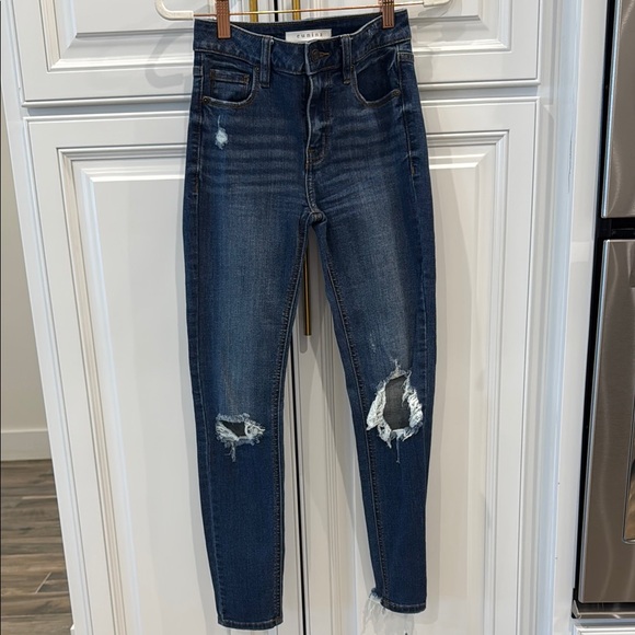 Jean Skinny Eunina Junior Taille 3 – Bleu Coton Mélangé